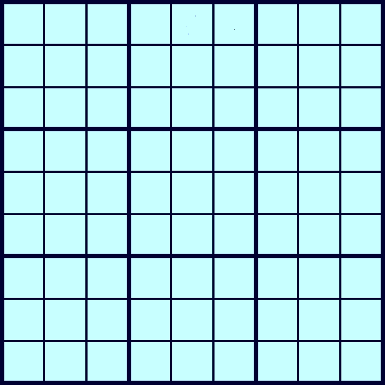 free blank sudoku puzzles 9x9 grid