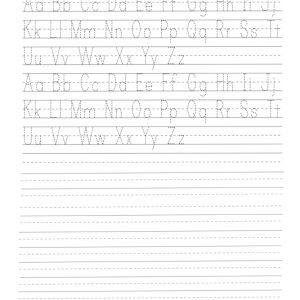 Alphabet Handwriting Drill
