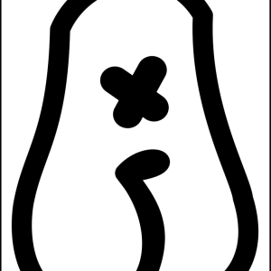 Printable letter ‘A’: Trace in bubble letter, block, graffiti and fancy fonts Bubble Letter A