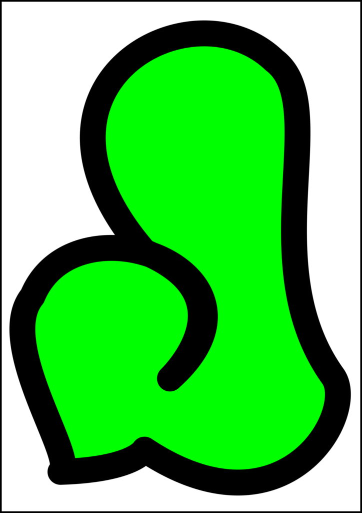 Bubble Letter J Template