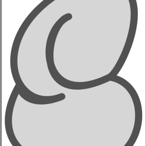 Printable letter ‘S’ in bubble, block, graffiti and fancy stencil templates Bubble Letter S Template