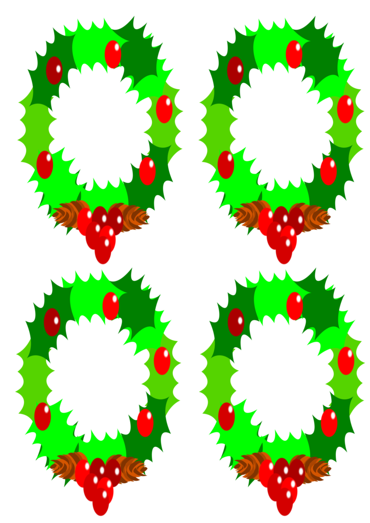 Printable Christmas ornaments and paper holiday decorations Holiday