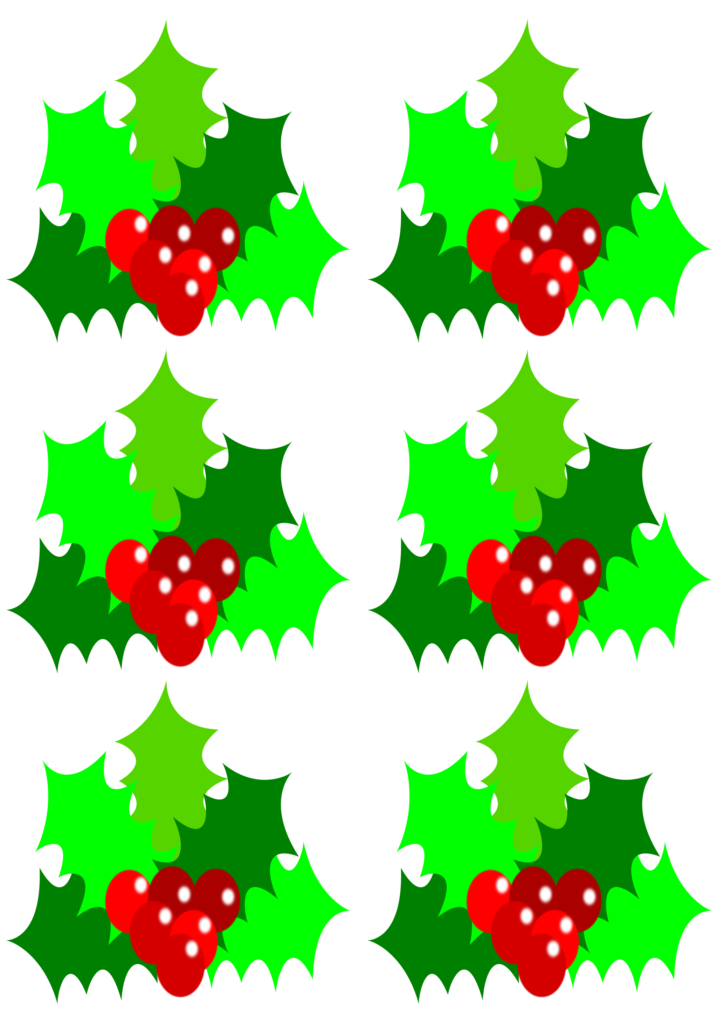 Christmas printable ornaments in paper