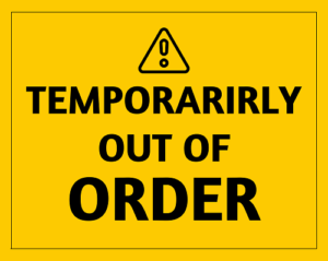 Free, Printable Out of Order Signs (6 different versions) Templates