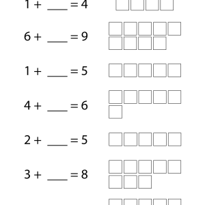Printable 1st Grade Math Worksheet