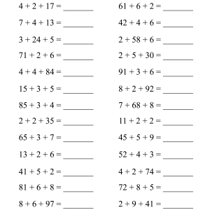 Free printable 3rd grade math worksheets 3rd Grade Math Worksheet