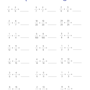 Free and printable 4th grade math worksheets (pdf) Free and Printable 4th Grade Math Worksheets