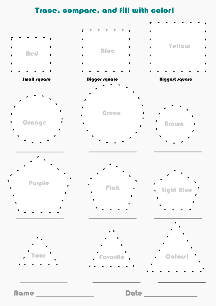 Preschool Math Worksheets