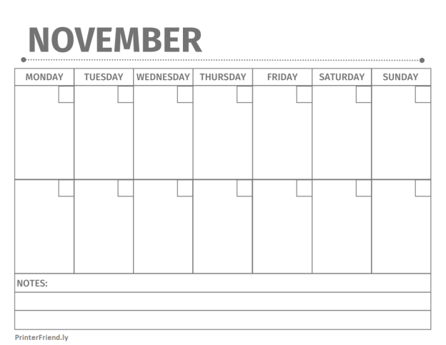 Free Printable 2 Week Calendar Template - Printerfriendly