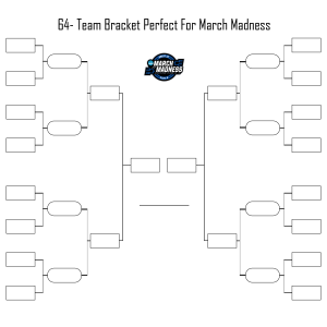 Free, Printable 64-Team Bracket for March Madness Free, Printable 64-Team Bracket for March Madness