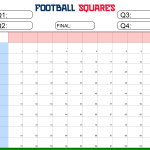 Download Our Free Printable Football Squares Designed for NFL or NCAA College Football printable football squares for college and NFL