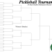 pickleball 32-team double elimination bracket