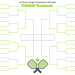 pickleball 64-Team Single Elimination Bracket