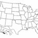 Printable Blank Map of the United States