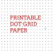 Printable Dot Paper