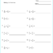 Multiplying Fractions Worksheet