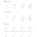 Cursive B Template