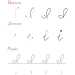 Cursive I Template